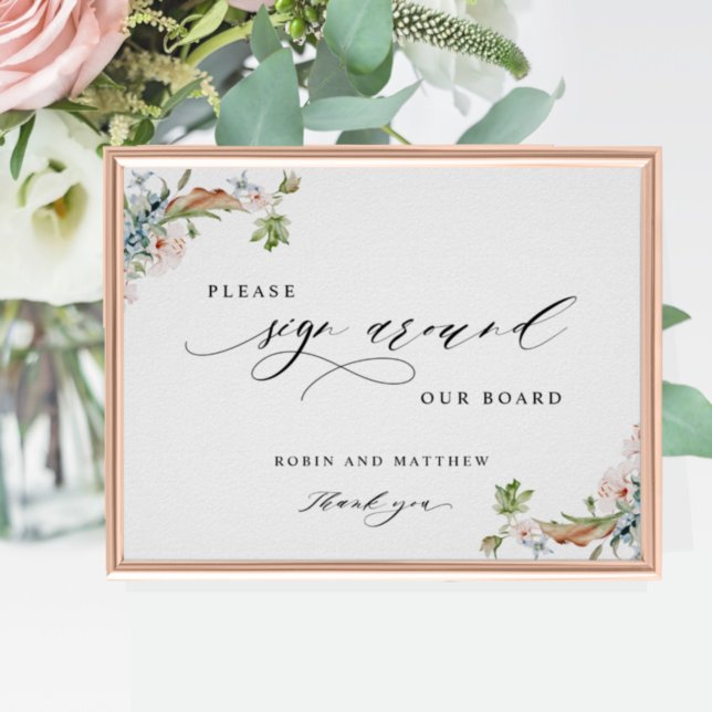 Poster Conselho "Sign Around", Sinal de Blooms Terrestres (Criador carregado)