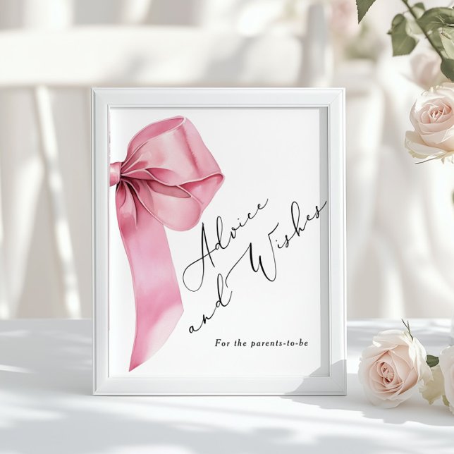 Poster Conselhos e desejos para novos pais, Arco rosa (Criador carregado)