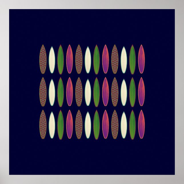 Poster conselhos surfs decor paredes (Frente)