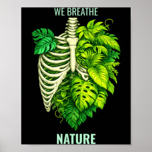 Poster Conservação da vida selvagem – humanos e natureza