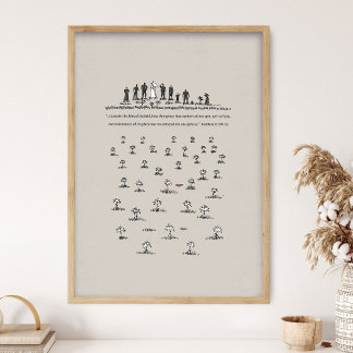 Poster Consider the Lilies, Matthew 6_28, BibleSketches, 