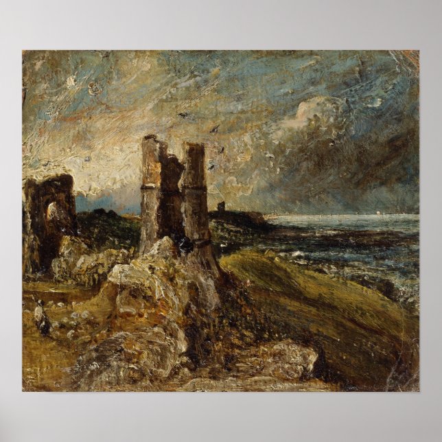 Poster Constable - Castelo Hadleigh (Frente)