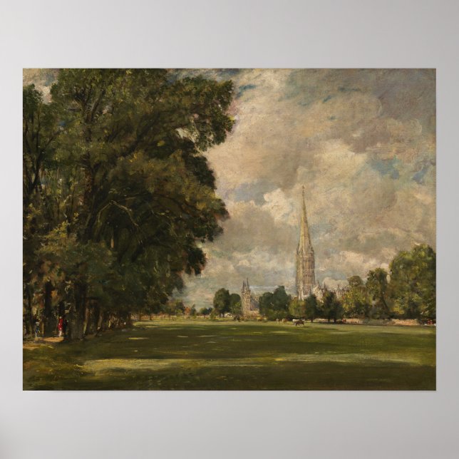 Poster Constable - Catedral de Salisbury a partir de Lowe (Frente)