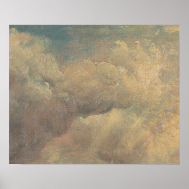 Poster Constable - Estudo de Nuvens (Frente)