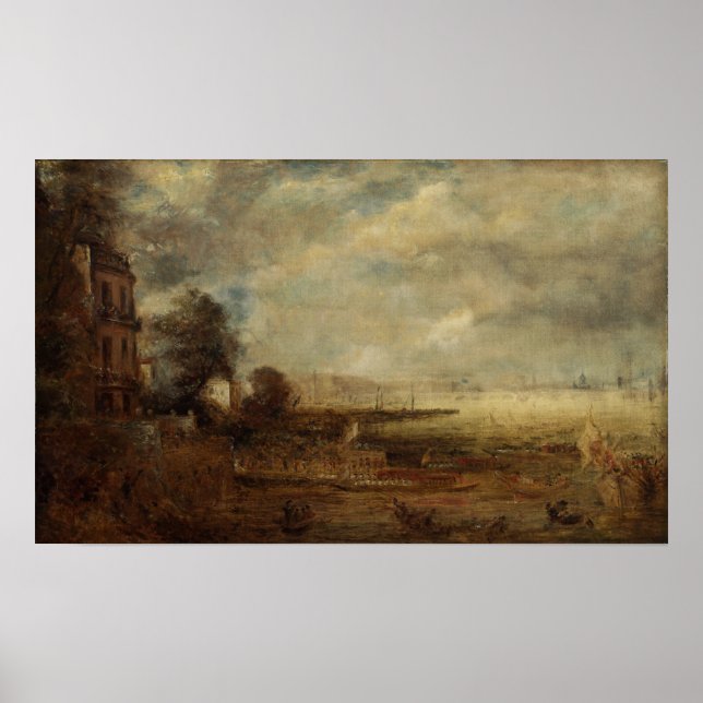 Poster Constable - Ponte de Waterloo Vista de Whitehall (Frente)