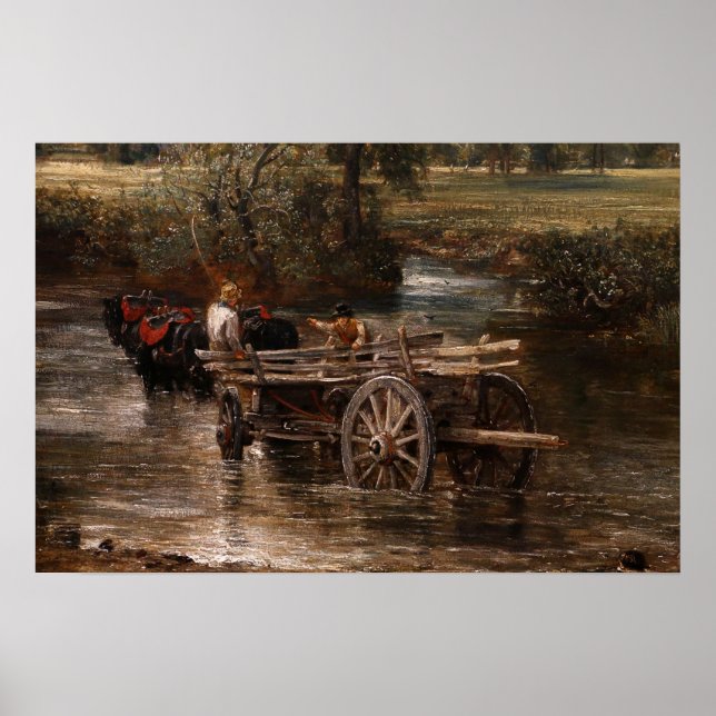 Poster Constable - The Hay Cart 1821 (Frente)