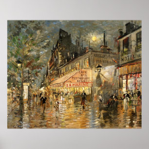 Poster Constantin Korovin: Fuzileiro naval do La do café