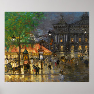 Poster Constantin Korovin: Ópera grande, Paris
