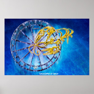 Poster Constelação de Cancer
