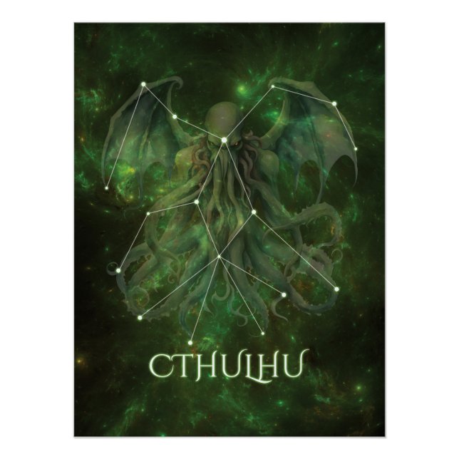 Pôster Constelação de Cthulhu (Frente)