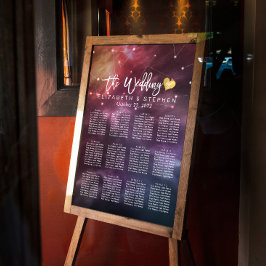 Poster Constelações da Nebulosa Galáxia do Gráfico de Cas