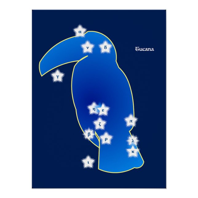 Pôster Constellation du Toucan (Frente)