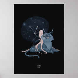 Poster CONSTELLATION LYNX por Alexandra Dikaia