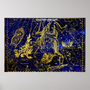 Poster Constellation of Hercules