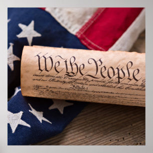 Poster Constituição dos EUA