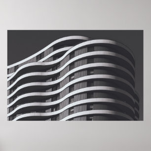 Poster CONSTRUÇÃO COMERCIAL NEGRA E cinza