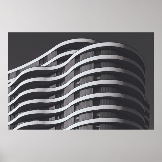 Poster CONSTRUÇÃO COMERCIAL NEGRA E cinza (Frente)