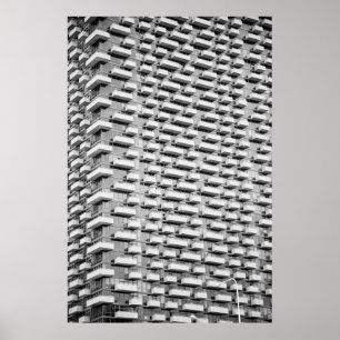 Poster CONSTRUÇÃO CONCRETA DE cinzas
