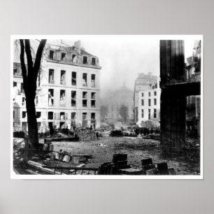 Poster Construção da avenida de l'Opera
