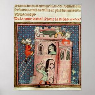 Pôster Construção da Torre de Babel