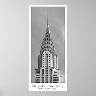 Poster Construção de Chrysler/Nova Iorque