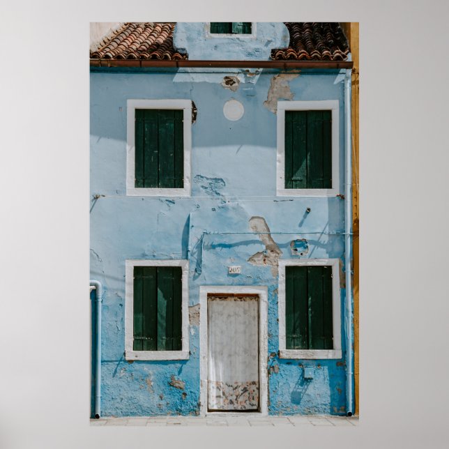 POSTER CONSTRUÇÃO DE CONCRETO AZUL DE 2 HORAS (Frente)