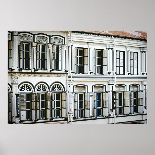 POSTER CONSTRUÇÃO DE CONCRETOS BRANCOS DURANTE O DIA (Frente)