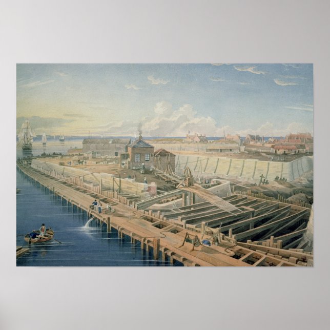 Poster Construção de docas (Frente)