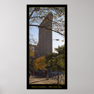 Poster Construção de Flatiron - Nova Iorque