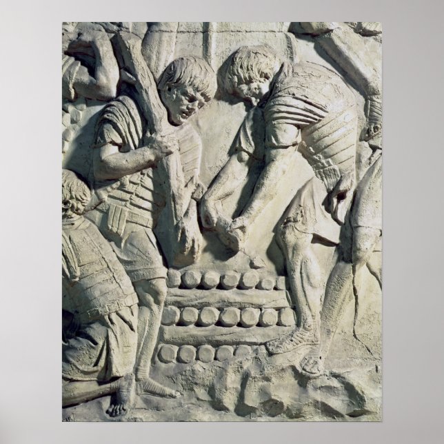 Poster Construção de fortificações durante a campanha (Frente)