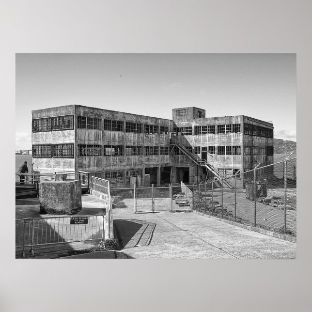 PÔSTER CONSTRUÇÃO DE INDÚSTRIAS DE MODELO ALCATRAZ (Frente)