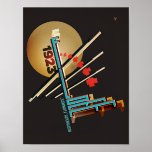 Pôster Construção de Movimento FLommus 1923