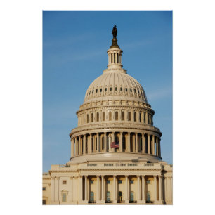 Pôster Construção do Capitólio disparada no crepúscul