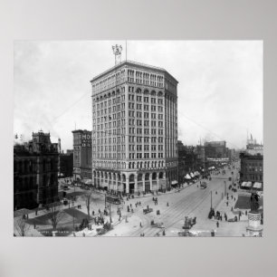 Pôster Construção majestosa, Detroit: 1899
