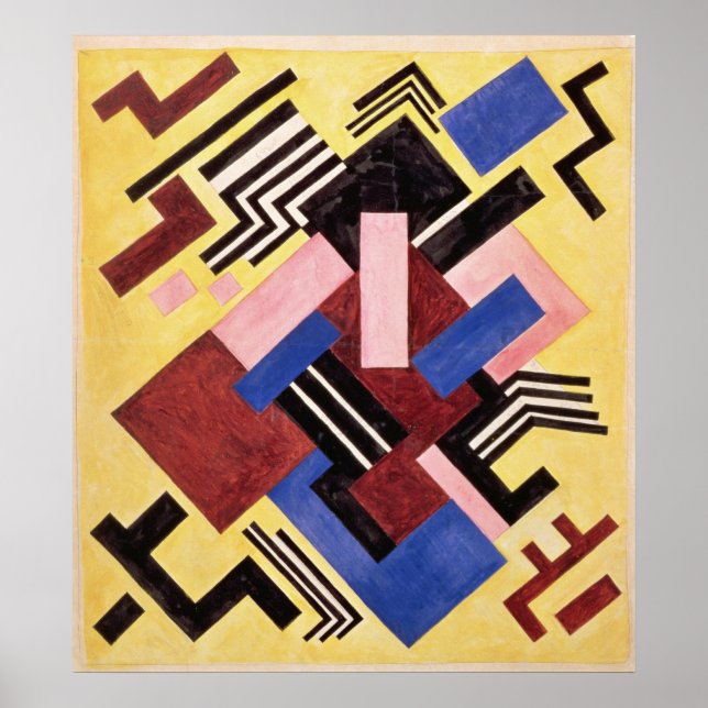 Pôster Construção Picorial, 1916 (Frente)