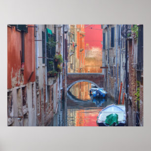Poster Construções velhas de Veneza Italia