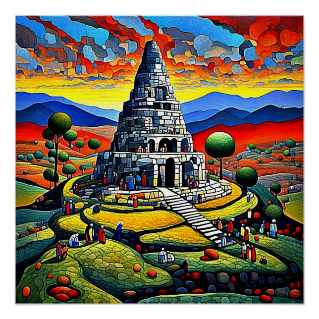 Pôster Construindo o Templo (Frente)