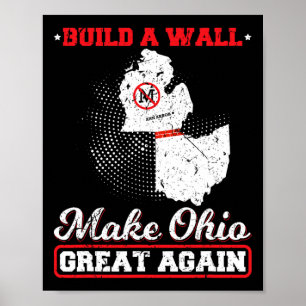Poster Construir uma parede torna o excelente de ohio nov