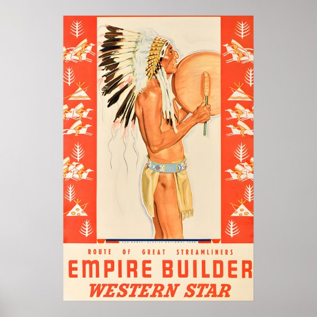 Poster Construtor do Império - Western Star - Viagens Ant (Frente)
