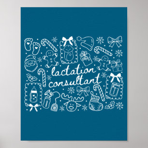 Poster Consultora de Lactação Groovy Coquette Amamentação