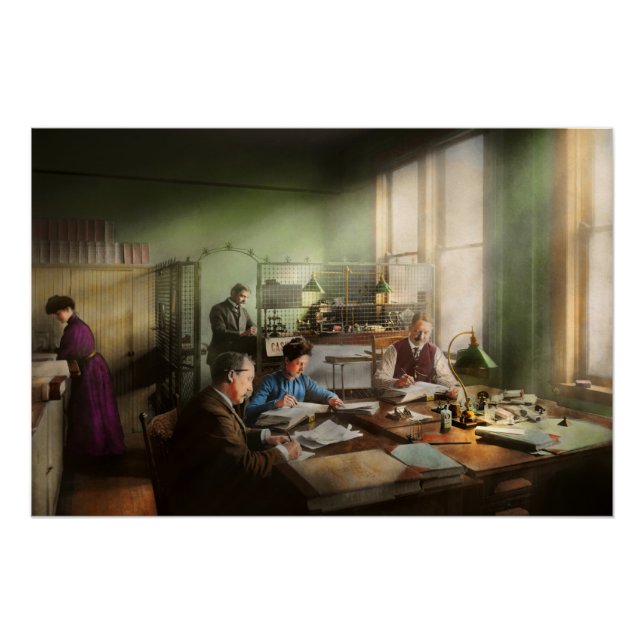 Pôster Contabilista - Departamento de Contabilidade de 19 (Frente)