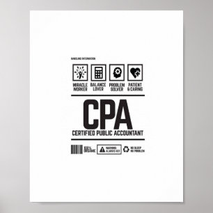 Poster contabilista público certificado-CPA