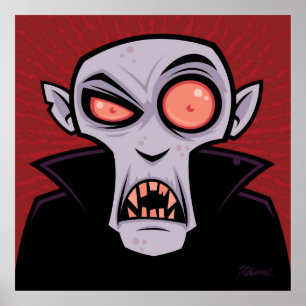Pôster Contagem de Drácula