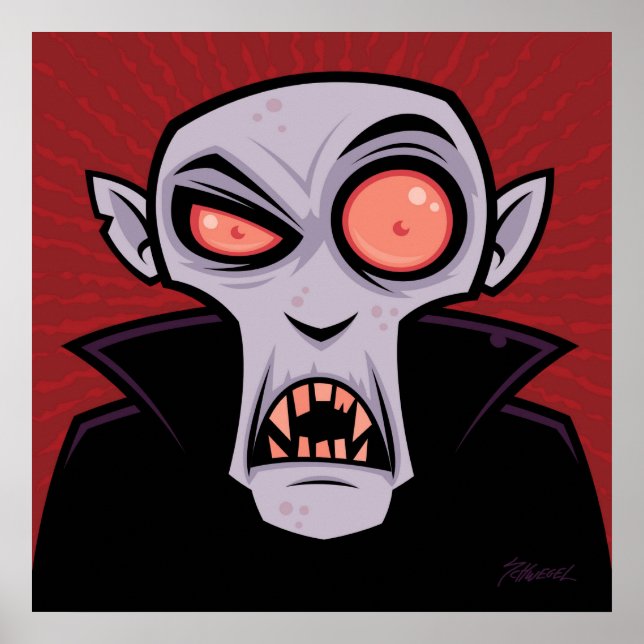 Pôster Contagem de Drácula (Frente)