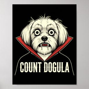 Poster Contagem de homens dogula festa temática de cão en