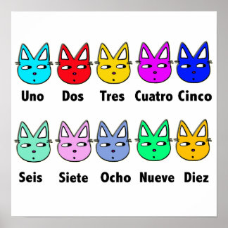 Pôster Contando Gatos Espanhóis