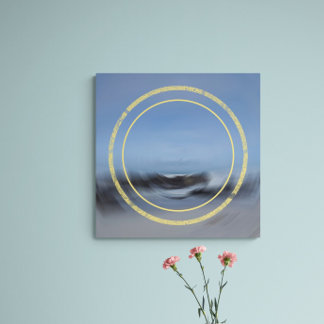 Pôster Contemporâneo de escape de Abstrato de fluxo de ág