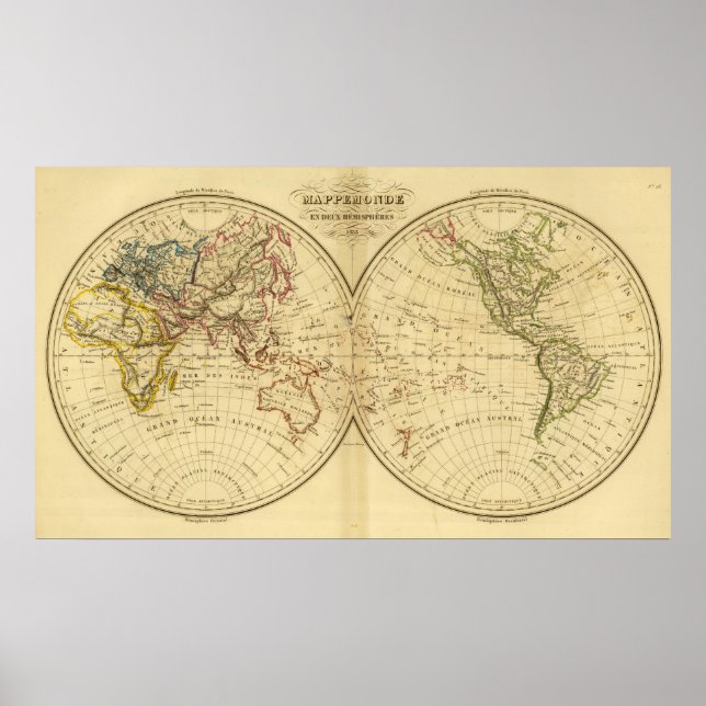 Pôster Continentes (Frente)