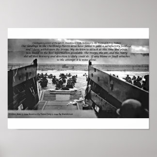 Poster Contingência - Letra Dwight D. Eisenhower