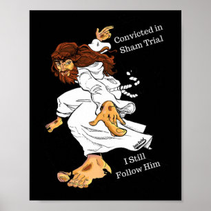 Poster Continua A Segui-Lo - Trump 2024 Presidential Swag